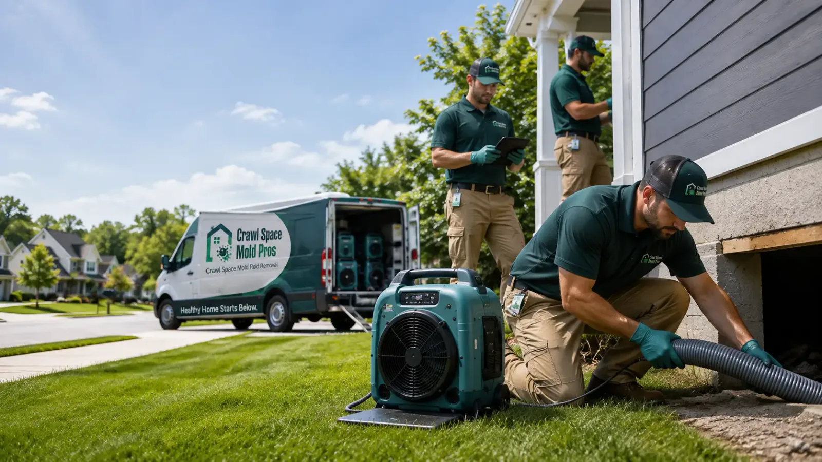 Crawl Space Mold Removal in Middlesex, NC